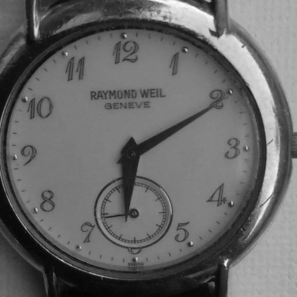 RAYMOND WEIL WATCH 18 K Gold Electro Plated -AUTHENTIC